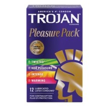 Trojan Pleasure Pack Condoms (12 Pack)